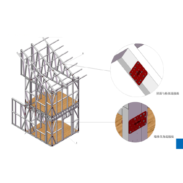 CFS Building Material Straight Big Plate Verbindungsteile